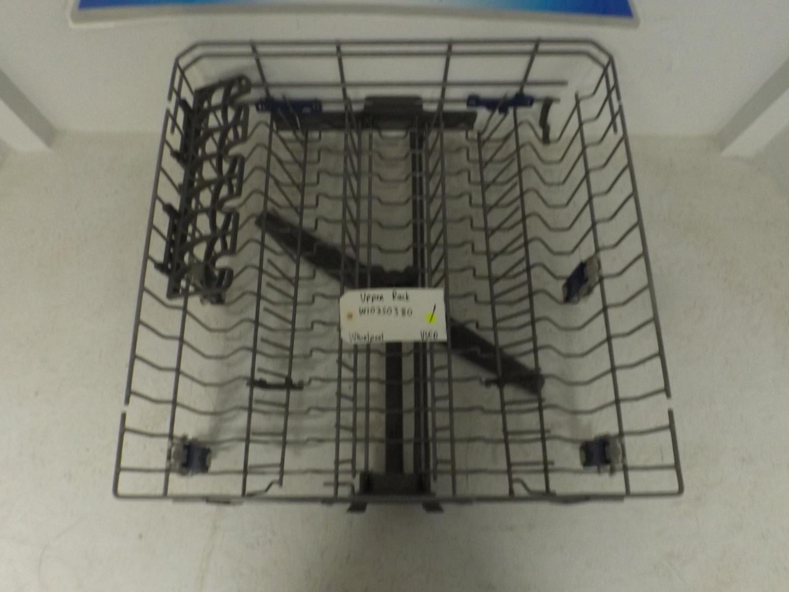 Whirlpool Dishwasher Dishrack, Upper W10350380 Used Whirlpool Dishwasher Dishrack, Upper W10350380 Used